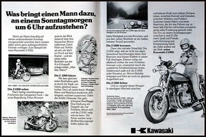Kawasaki Z 1000, originale Werbung aus 1977 - Picture 1 of 1