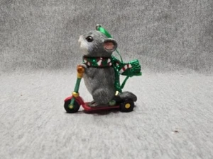Danbury Mint Baby Tier Chinchilla Weihnachtsschmuck selten Roller - Bild 1 von 6