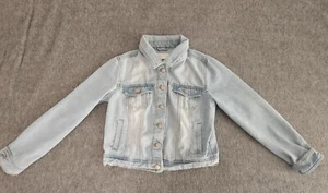 Womens Small Cisono Denim Collection Cropped Denim Jacket - Picture 1 of 10