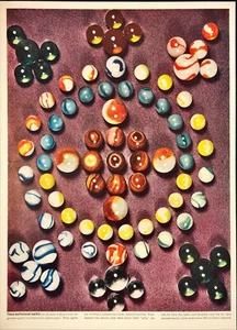 1942 Marmi Multicolore in Vetro Stampa Rivista Vintage Pagina Completa - Foto 1 di 6