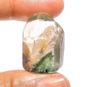 51.50 Cts Natural Lodolite Quartz Fancy Cabochon Loose Gemstone 26X18X14 mm - Picture 1 of 6