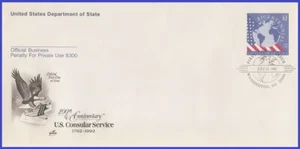 USA4 #UO86 U/A ARTCRAFT FDC Servicio Concular - Imagen 1 de 1