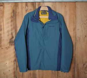 MARMOT 'Castleton Component' Blue/Yellow 3-In-1 Jacket Men's S - Missing Hood - Picture 1 of 19