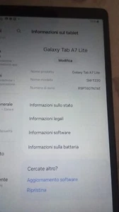 Samsung Galaxy Tab A7 Lite SM-T220 32GB, Wi-Fi, 8,7" - Grigio - Foto 1 di 3