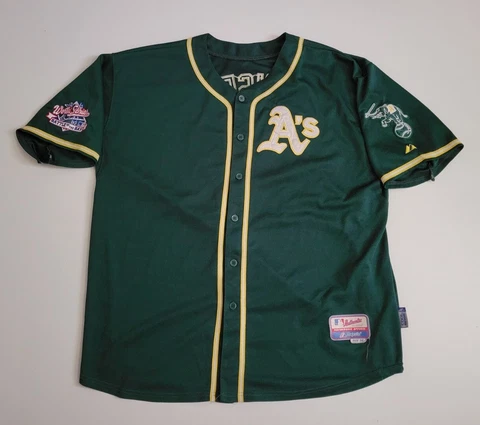 Jose Canseco Oakland A's 1989 World Series Vintage Button Down Jersey! Cover