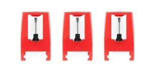 Paquete de 3 agujas de repuesto para tocadiscos Victrola ITNP-LC1 para tocadiscos - Imagen 1 de 7