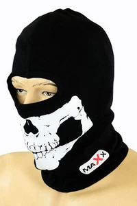 Maxx Skull Balaclava face mask black motorcycle ski cycling - Picture 1 of 1