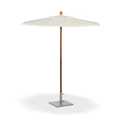 Oxford Garden Umbrella 6-Foot Polyester Market Umbrella - White - PICK UP IN NJ - Image 1 of 4