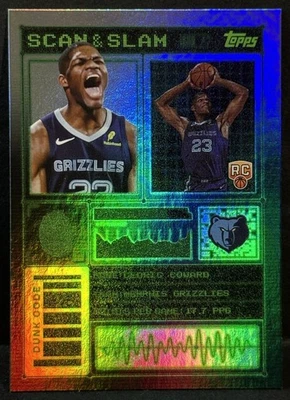 2025-26 Topps Basketball Grizzlies RC Cedric Coward Scan & Slam Rainbow Foil - Image 1 of 4