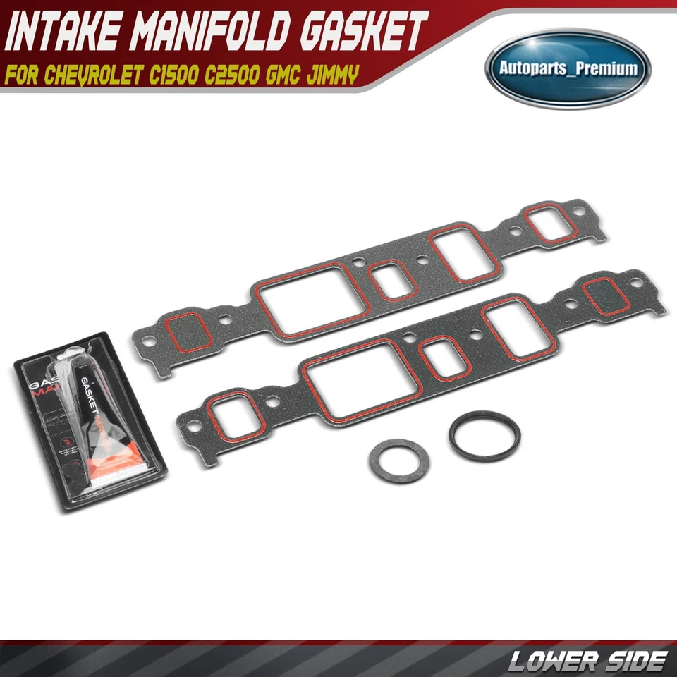 Lower Engine Intake Manifold Gasket for Chevrolet Caprice C1500 C2500 GMC Jimmy - Image 1 of 4