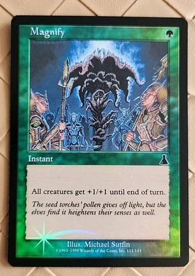 FOIL Magnify Urza's Destiny NM Near Mint MTG  - Image 1 of 2