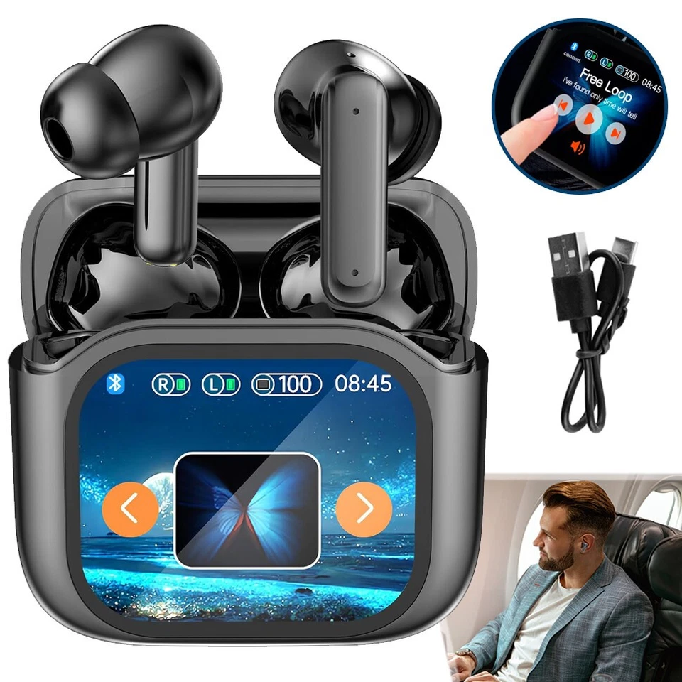 144 Sprachen AI Übersetzer Ohrhörer Echtzeit Übersetzer Kopfhörer Smart Voice - Bild 1 von 4