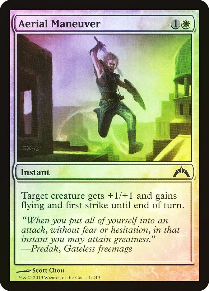 MTG FOIL Aerial Maneuver  - Gatecrash #1 - Image 1 of 1