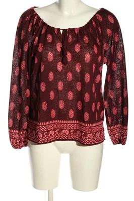 SPRINGFIELD Langarm-Bluse Damen Bluse Gr. DE 40 braun-rot Casual-Look - Bild 1 von 4