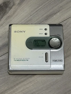Walkman Sony MZNF520D Net MD PROBADO Foto 1 de 4