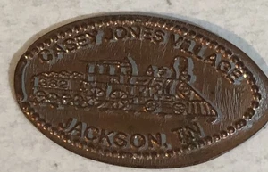 Casey Jones Village Jackson Tennessee Pressed Elongated Penny PP3 - Picture 1 of 2