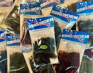 Vintage Discontinued Rebel RingWorm 6” 25pk New Old Stock in Package Pick Color - Picture 1 of 16