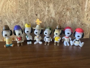 8 X Vintage Snoopy McDonald's Promotional Toys - Picture 1 of 3
