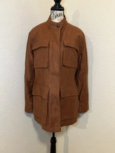 Banana Republic Arielle Linen Blend Jacket Size Large EUC - Picture 1 of 14