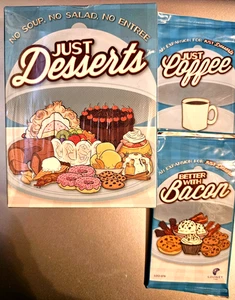 Just Desserts + 2 Erweiterungen Better With Bacon Just Coffee Kartenspiel Looney Labs - Bild 1 von 2