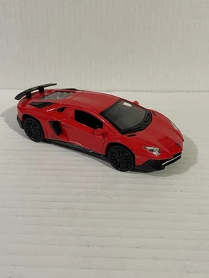 Mini Auto Lamborghini Aventador LP750-4 1:32 Scale Diecast Red Sounds And Light  - Image 1 of 4