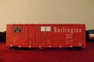 Vagón de carga Burlington Route escala Ho CB&O 52656 - Imagen 1 de 4