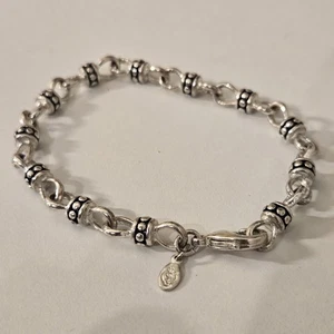 Western Grunge Silber Chrom Armband Dirtbag Grunge y2k silberfarbene Glieder - Bild 1 von 6