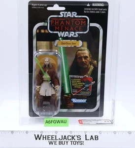 Qui-Gon Jinn AFA GRADED 8.5 The Vintage Collection Star Wars VC75 Hasbro - Picture 1 of 5