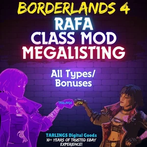 Borderlands 4 🎉 Rafa Class Mods - GODROLL MEGALIST ✨ Todos los tipos/bonos ✨ - Imagen 1 de 118