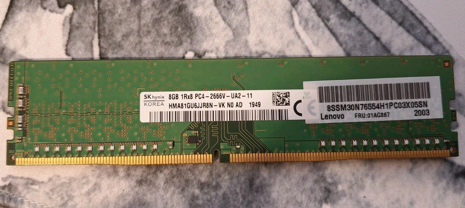 RAM DDR4 8gb 2666 (1X8GB) - Immagine 1 di 1