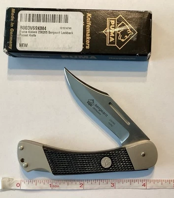 NAVAJA DE BOLSILLO PUMA #230265 SARGENTO CON BLOQUEO NUEVO STOCK ANTIGUO Foto 1 de 3