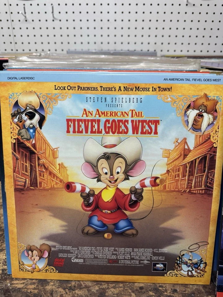 An American Tail, Fievel Goes West Laserdisc Combined Shipping Foto 1 de 1