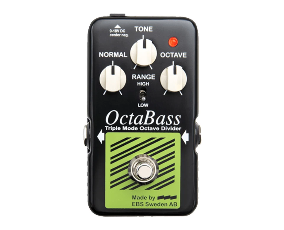 EBS OctaBass Studio Edition Bass Guitar Effect Pedal Octave Divider