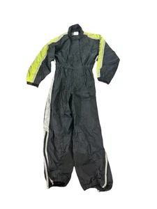 BMW MOTORRAD Pro-Rain Mens Black Overall CoverAll Rain Suit Size Large L - Bild 1 von 4