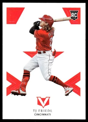 2022 Panini Chronicles Vertex TJ Friedl Cincinnati Reds #9 - Image 1 of 2