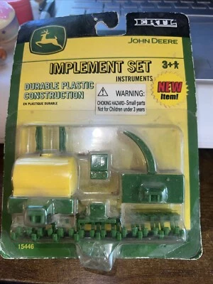 ERTL John Deere Implements Set 15446 Durable Plastic Construction 2002 - Image 1 of 2