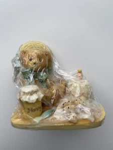 Cherished Teddies  NIB Anna Hooray For You 950459 Bear with Honey and Cake - Picture 1 of 5