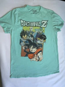 Dragon Ball Z Mintgrün T-Shirt Medium 100% Baumwolle Kurzarm - Bild 1 von 9