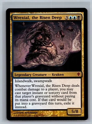 Magic The Gathering Worldwake Wrexial, the Risen Deep #120/145 MTG TCG CCG - Image 1 of 2