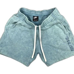 Nike Just Do It Sweat Shorts Mens S Blue Green Dye Wash Street Casual CJ4573424 - Picture 1 of 11