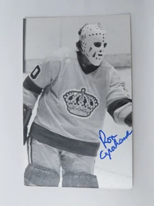 Ron Grahame Los Angeles Kings Signed Autographed Original 5X3 NHL Hockey Photo - Picture 1 of 2