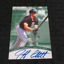 1997 Donruss Signature Millennium Marks Autograph Jeff Abbott White Sox