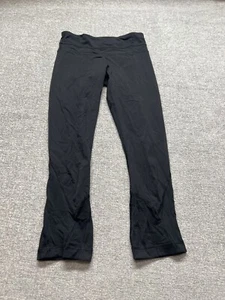 Lululemon Women Pace Rival HR Crop 22” Luxtreme Black Size 12 - Picture 1 of 15
