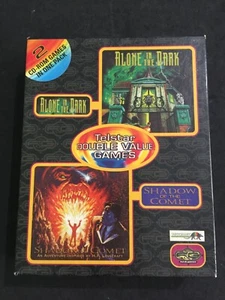 TELSTAR DOUBLE VALUE ALONE IN THE DARK SHADOW CD PC BIG BOX CD ROM MULTI USATO - Imagen 1 de 10