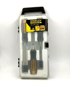 Stanley FatMax Fase Kante Meißel Thru Tang 3 Stück Set 12, 18 & 25 mm 2-16-268 - Bild 1 von 1