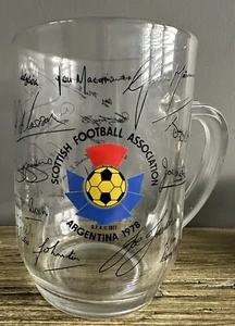 World Cup 78 Scotland Football Commemorative Glass - Picture 1 of 3