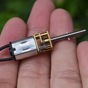 Micro 12mm N20 Motoriduttore DC 5V-6V 908RPM Alta Velocità 23mm Albero Lungo Riduzione - Foto 1 di 6