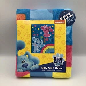 Neu Nickelodeon Blues Clues Let’s Play seidig weich Wohndecke 40” x 50” - Bild 1 von 4