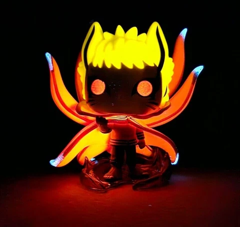 FLAWED BOX Funko Pop Boruto Naruto Baryon Mode GITD Figure Cover