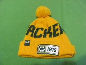 Cappello berretto invernale Green Bay Packers retrò grande logo nuova era NFL On Field pom. - Foto 1 di 3